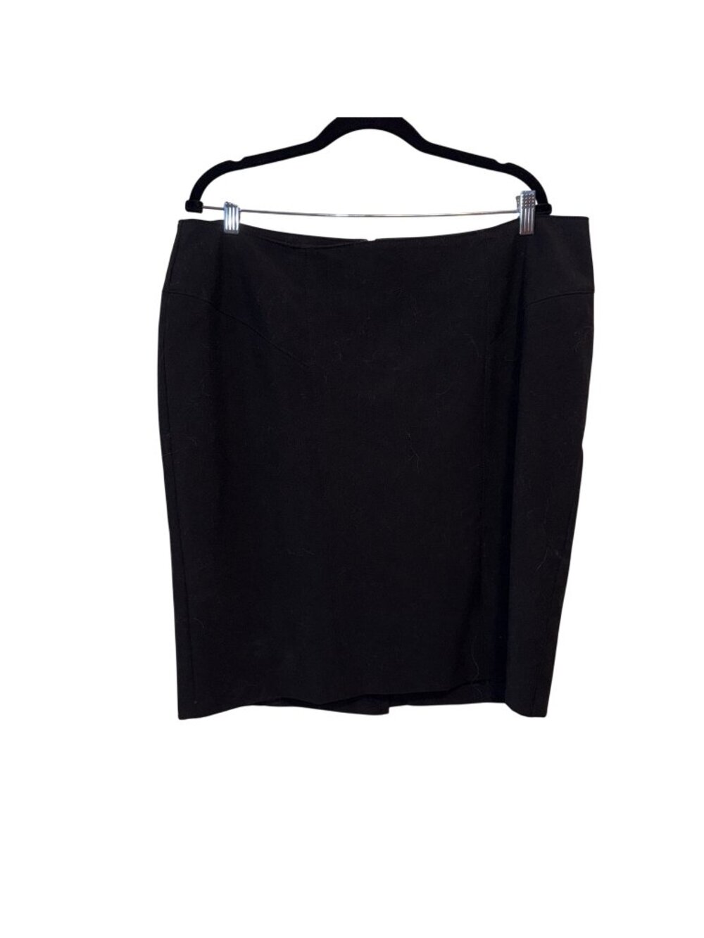 Worthington Black Pencil Skirt Womens Size 18W Classic Office Wear
